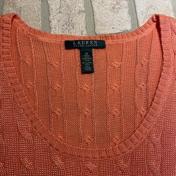 Lauren Ralph Lauren 90s-Y2K Cable-Knit Sleeveless Sweater - Picture 4 of 7